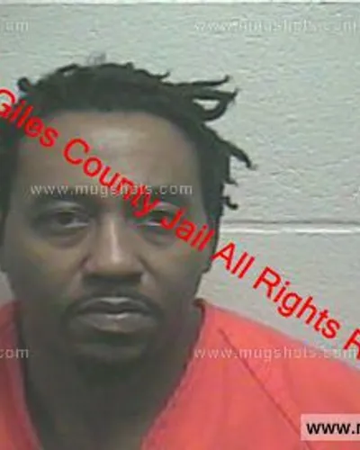 Booking photo of Dameian Rivers, Giles County, Mar 24, 2019