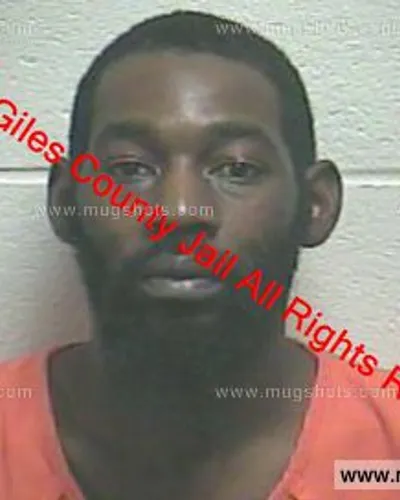 Booking photo of Anthony Yarbrough, Giles County, Jan 6, 2019