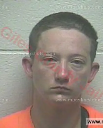 Booking photo of Layla Michelle Gowder, Giles County, Aug 6, 2017