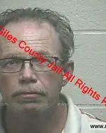 Booking photo of Michael Glen Haney, Giles County, Apr 7, 2020