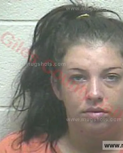 Booking photo of Jenelle Clouser, Giles County, Aug 10, 2017