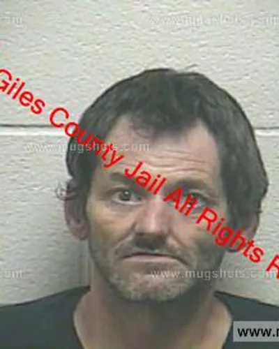 Booking photo of Jeffery Ridner, Giles County, Apr 8, 2019