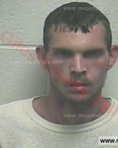 Booking photo of Zachery Flippo, Giles County, Oct 19, 2015