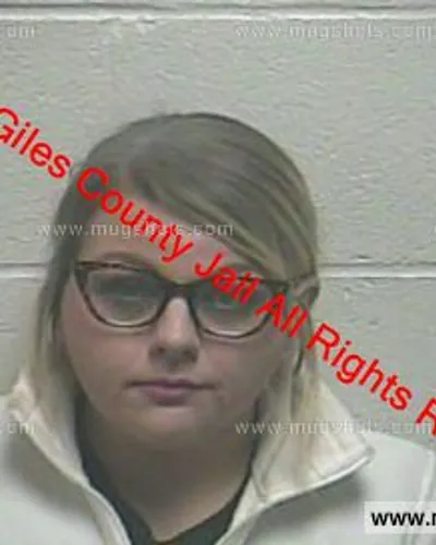 Booking photo of Cecelia Black, Giles County, Feb 15, 2020