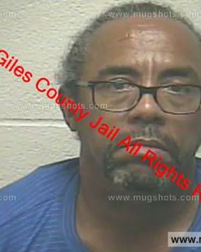 Booking photo of Jerry Albert Gray, Giles County, May 19, 2019