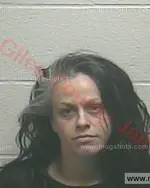 Booking photo of Kandice Lane Sims, Giles County, May 30, 2018