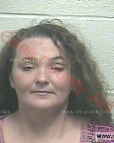 Booking photo of Melissa Janet Bishop, Giles County, Oct 2, 2015