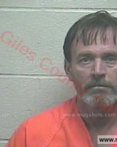 Booking photo of Paul Eubanks, Giles County, Dec 21, 2017