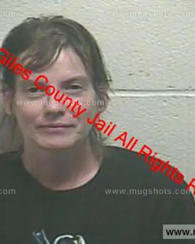 Booking photo of Martha Teress Clark, Giles County, Nov 9, 2019