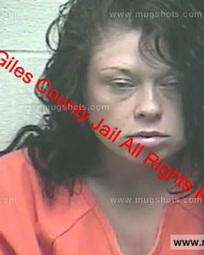 Booking photo of Jeri Thurman, Giles County, Dec 25, 2018