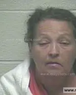 Booking photo of Pamela Ann Mitchell, Giles County, May 23, 2014