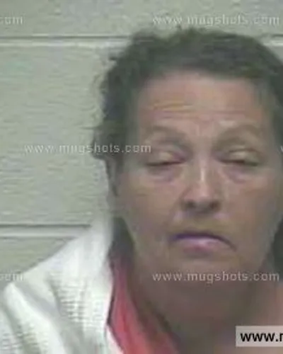 Booking photo of Pamela Mitchell, Giles County, May 23, 2014