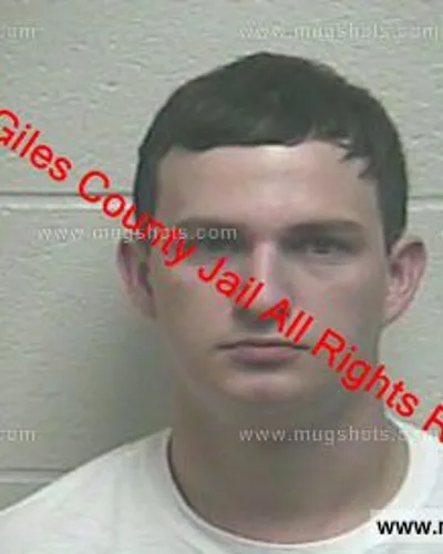 Booking photo of Landon Thornton, Giles County, Nov 5, 2019