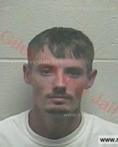 Booking photo of Thomas Darrell Walls, Giles County, Nov 25, 2017