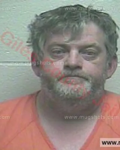 Booking photo of Martin Korf, Giles County, Jan 27, 2018