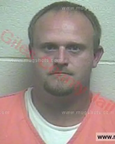 Booking photo of Benjamin Sewell, Giles County, Nov 27, 2015