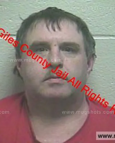 Booking photo of Timothy Lynn Taylor, Giles County, Feb 3, 2020