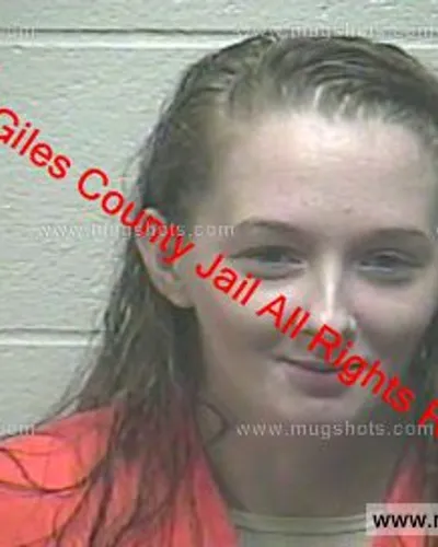 Booking photo of Britany Dawne Gray, Giles County, Sep 27, 2019