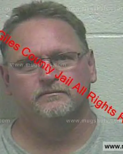 Booking photo of Michael Applegate, Giles County, May 19, 2019
