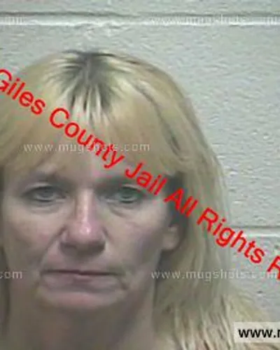 Booking photo of Melissa Brian, Giles County, Apr 26, 2020
