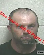 Booking photo of Jason Dale Hayes, Giles County, May 24, 2019