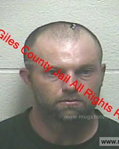 Booking photo of Jason Dale Hayes, Giles County, May 24, 2019