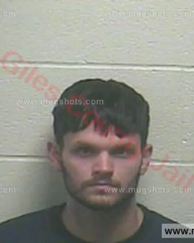 Booking photo of Randall Tyler Simmons, Giles County, Nov 17, 2015