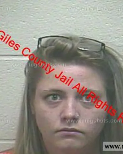 Booking photo of Jordan Pendergraft, Giles County, Oct 6, 2019