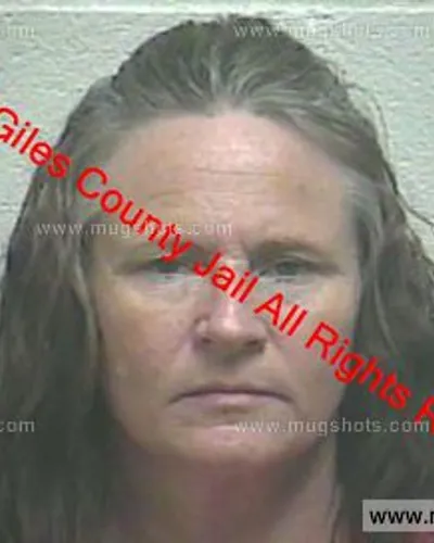 Booking photo of Shirley Scott, Giles County, Jan 28, 2020