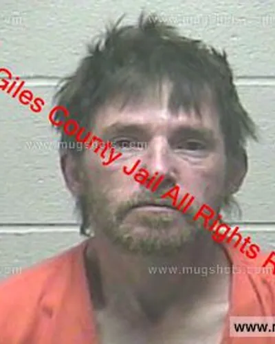 Booking photo of David Hobbs, Giles County, Jan 9, 2019