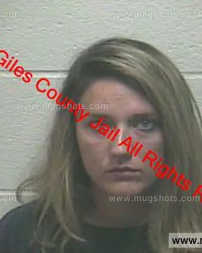 Booking photo of Allison Bruce, Giles County, Sep 27, 2019