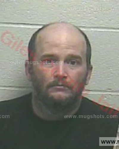 Booking photo of Kenneth Lee Haddock, Giles County, Feb 6, 2016