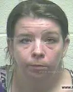 Booking photo of Holly Mae Siniard, Giles County, Aug 10, 2013