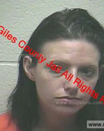 Booking photo of Jessica Crabtree, Giles County, Feb 23, 2019