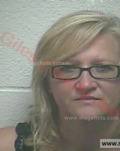 Booking photo of Kimberley Rosson, Giles County, Nov 28, 2016