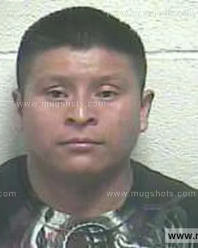 Booking photo of Lucio Gutierrez, Giles County, May 5, 2014