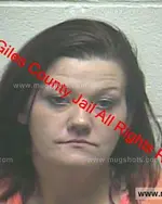 Booking photo of Jasmine Nicole Woodard, Giles County, Nov 1, 2019