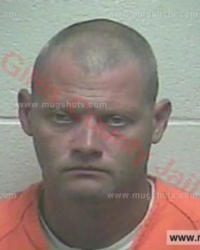 Booking photo of Tommy Cross, Giles County, Jul 26, 2017