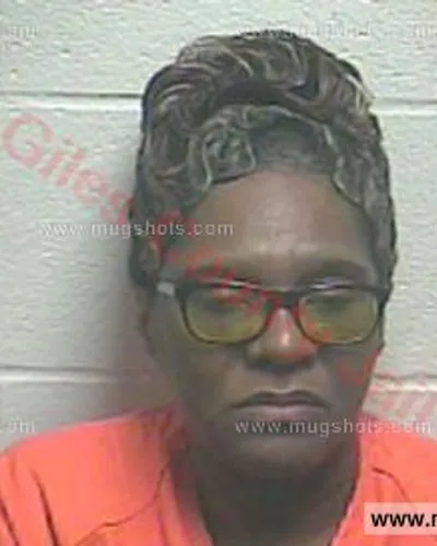 Booking photo of Teresa Franklin, Giles County, Nov 13, 2016