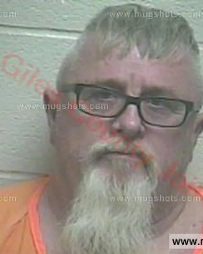 Booking photo of Wilson Jett, Giles County, May 14, 2016