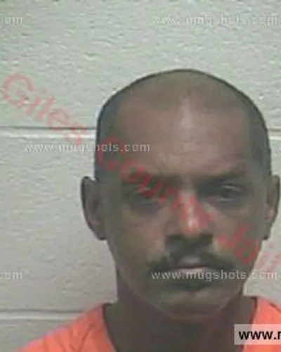 Booking photo of Keith Harden, Giles County, May 26, 2017