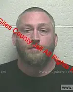 Booking photo of Samuel Glenn Boaz, Giles County, Jan 28, 2019