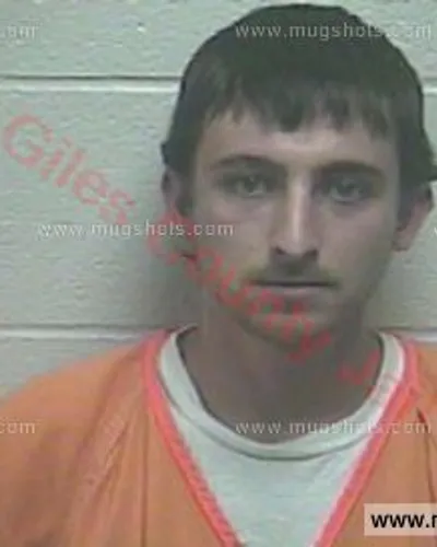 Booking photo of Andrew Ellis Cone, Giles County, Apr 1, 2017