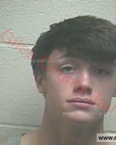 Booking photo of River Oathout, Giles County, Apr 16, 2016