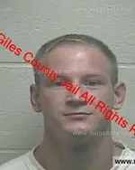 Booking photo of Dustin Blaine Walker, Giles County, Dec 28, 2019