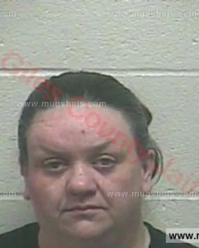 Booking photo of Cheryl Darlene Radtke, Giles County, Jan 10, 2018