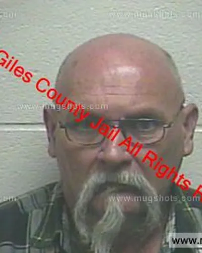 Booking photo of Eddie Alsup, Giles County, Apr 7, 2019