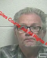 Booking photo of DAVID Edward ROSS Jr., Giles County, Sep 27, 2019