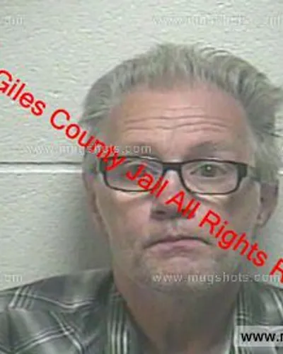 Booking photo of DAVID Edward ROSS Jr., Giles County, Sep 27, 2019