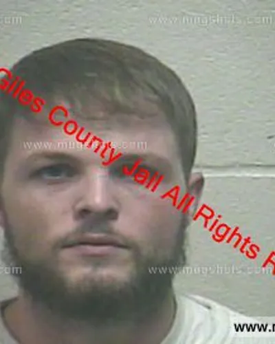 Booking photo of Creagan Lewter, Giles County, Oct 18, 2019